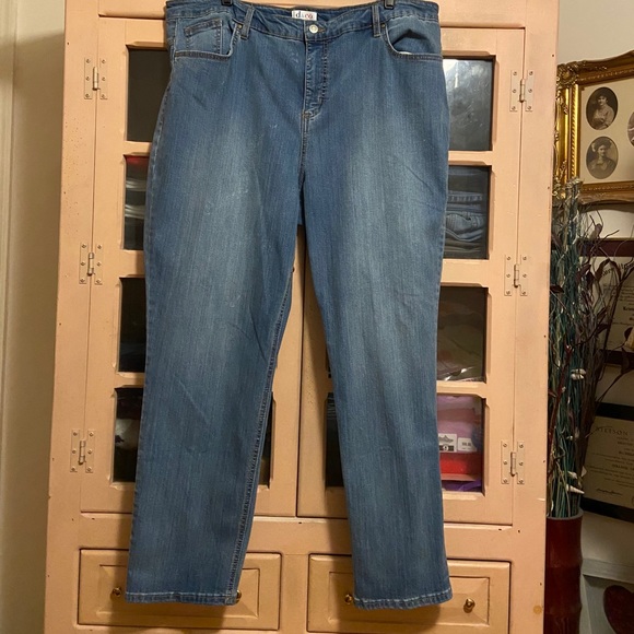 Denim&Co Denim - Denim & Company Sanded & Lightly Destructed Jean